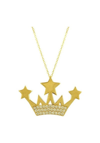 Kral Tacı 14 Ayar Altın Kolye 3.10 Gram