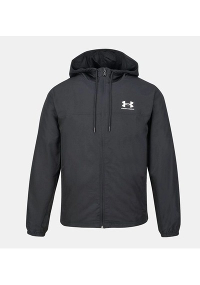 Under Armour Ua Rival Wvn Windbreaker Mens Black / Black / White 1390149-001 Siyah