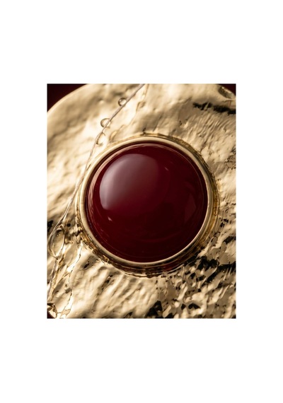 Vintage Model Şık Kadın Küpe Bordo Bordo