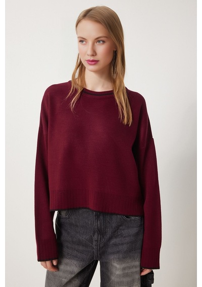 Cloudy Kids Kadın Bisiklet Yaka Triko Basic Kazak Günlük Kullanım Mevsimlik Bordo - 665310242 Bordo Cloudy Kids Kadın Bisiklet Yaka Triko Basic Kazak Günlük Kullanım Mevsimlik Bordo - 665310242 Bordo