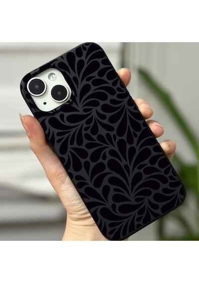 Apple Uyumlu iPhone 14 Plus / 15 Plus İle Premier Kalite Özel Üretim Baskılı Silikon Telefon Kılıfı Bc 2 Siyah