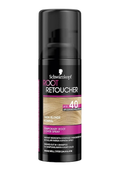Root Retoucher Beyazları Anında Kapatan Sprey Boya Kumral, 120 Ml Açık