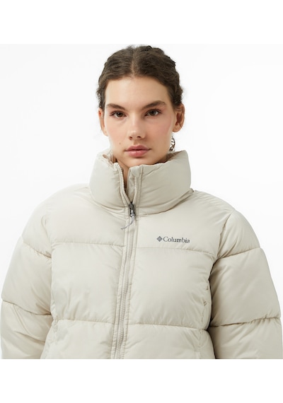 Columbia Puffect Iı Full Zip Kadın Bej Outdoor Mont Wl2434 Bej