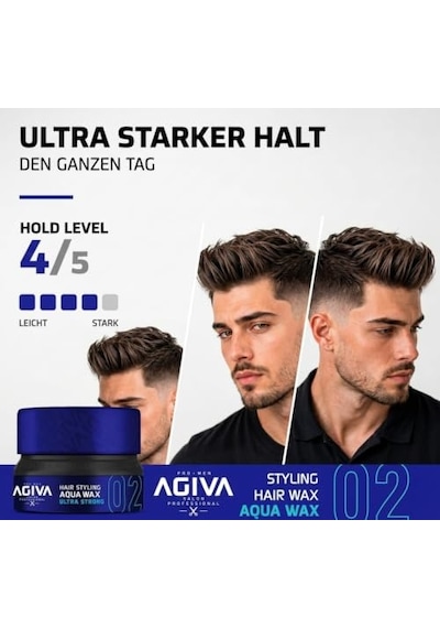 Wax 155ml 02 Ultra Strong Mavi