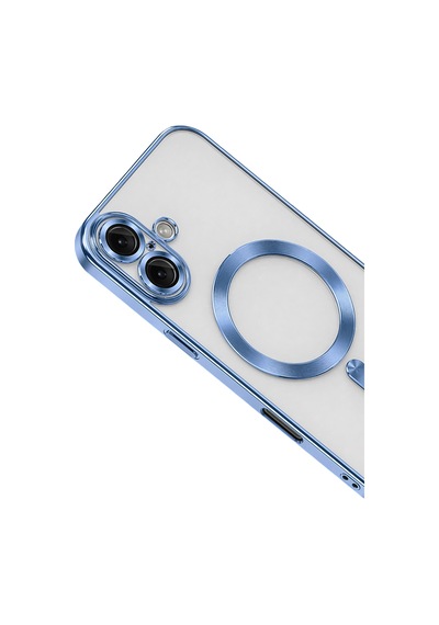 Gldısptm Newface Apple Uyumlu iPhone 16 Kılıf Kross Magneticsafe Kapak - Sierra Blue