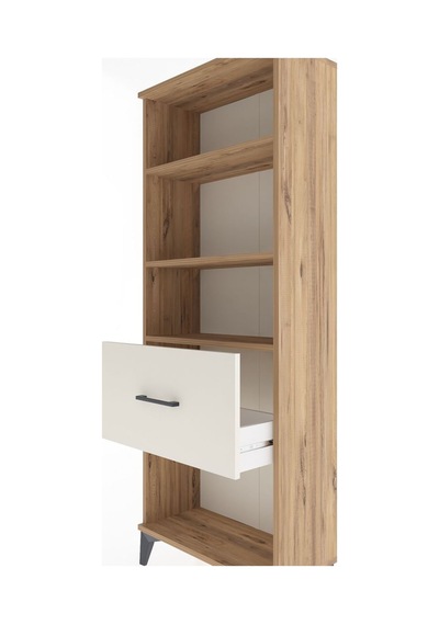 Arges Dolap 3 Raflı Tek Çekmeceli 60x30x163 Çam-aytaşı Atlas Çam
