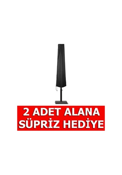 Indirimsmart Bundera Nappe Su Geçirmez Plaj Bahçe Şemsiyesi Koruma Örtüsü