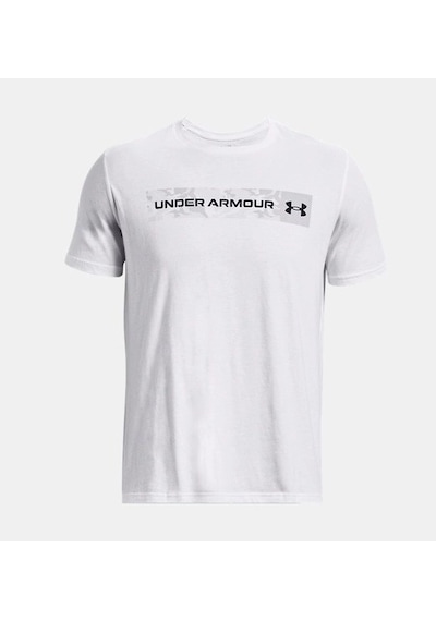 Under Armour Ua Camo Chest Stripe Erkek T-shirt 1376830-100 Beyaz