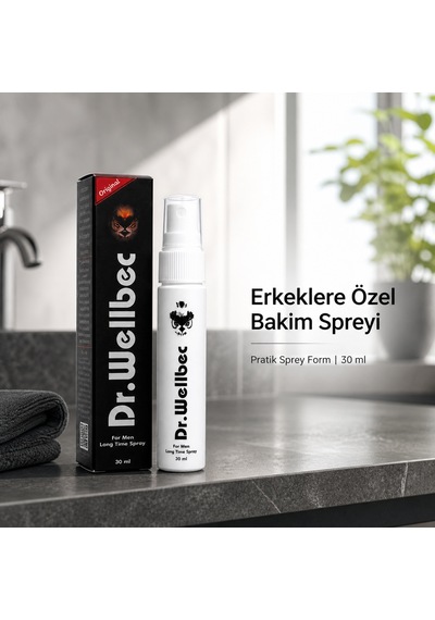 Dr. Wellbec Erkeklere Özel Kişisel Bakım Spreyi 30 Ml
