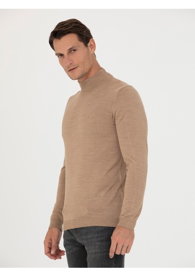 Cacharel Erkek Camel Kazak /triko 50270172-vr015 Kahverengi