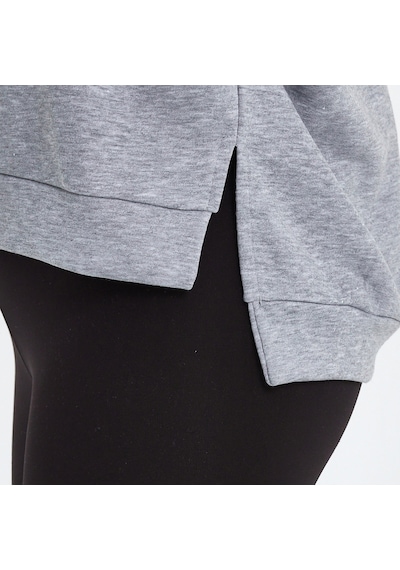 Slazenger Magnet Kadın Sweatshirt Gri St22Wk030-200 Gri