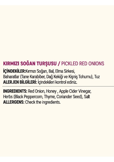 Kırmızı Soğan Turşusu 3 X 210 G