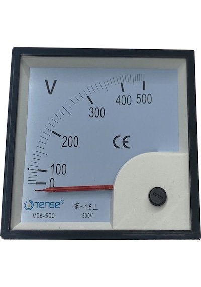 96x96mm 500V Analog Voltmetre