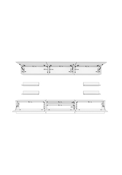 Decoraktiv Trendstyle 8ys Mdf Tv Ünitesi Tv Sehpası Ceviz