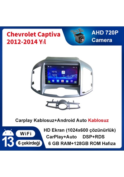 Chevrolet Captıva 2012-2014 Carplay Navigasyon 6gb Ram 128gb Rom