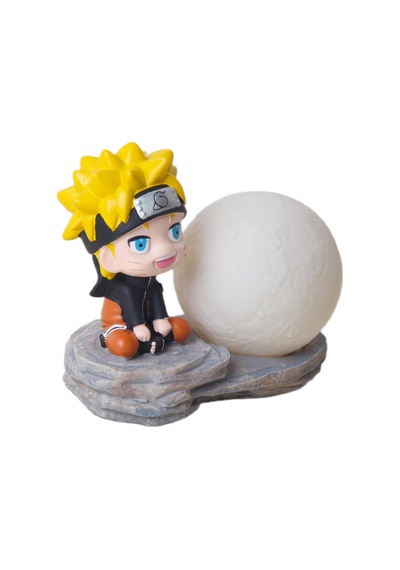 Naruto Uzamaki Gece Lambası Biblo Dekoratif Ürün Ev Ofis Yeni Yıl Doğum Günü Hediyesi Vitrin Süsü 15 Cm