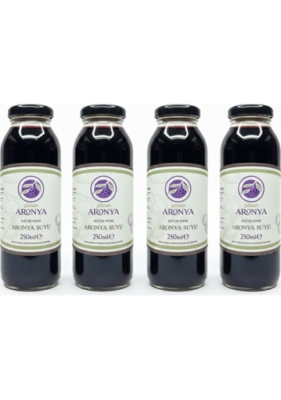 Aronya Suyu 4 Lü Paket 250 Ml X 4 Adet