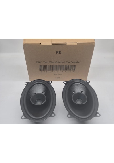 Fullsound 4 X 6" Koaksiyel Hoparlör - Renault 4 X 6" Çerçeveli Kapı Hoparlörü - 1 Adet