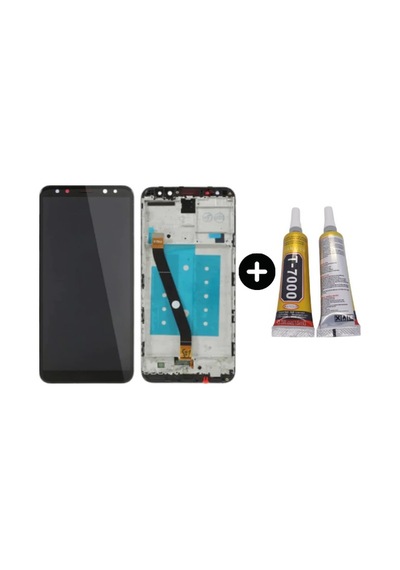 Te Huawei Mate 10 Lite Uyumlu Çıtalı Hk Lcd Ekran Dokunmatik + B7000