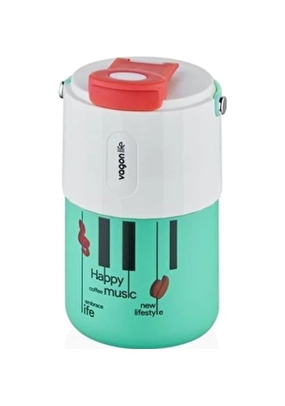 4 Adet Vagonlife Vgn2050 Yeşil Çelik Termos 400 Ml