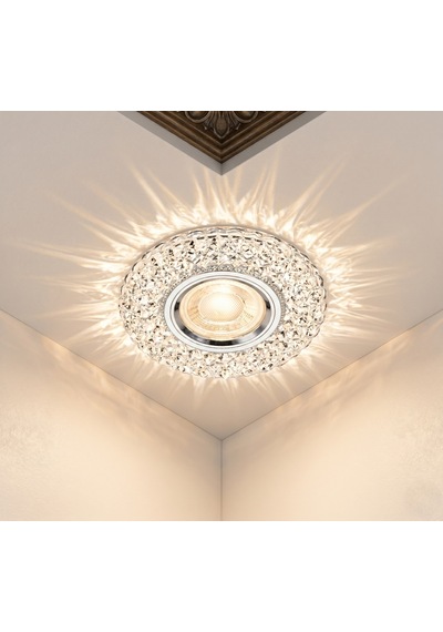 5 Adet Cata Ct 6639 İpek Led Efektli Dekoratif Cam Spot Kasası Gu10 Duy 3200k Gün Işığı Beyaz
