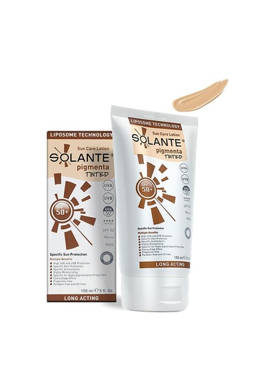 Solante Pigmenta Tinted Lotion Spf 50+ 150ml 1 Paket Sku: Smg8690010419606
