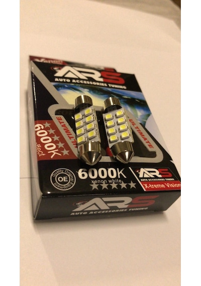 Beyaz Sofit Led 8 Smd 12V 5W Tavan Plaka Ampülü 39Mm-41Mm