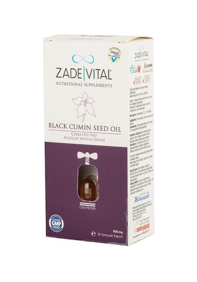 Zade Vital Çörek Otu Yağı 900 Mg 30 Kapsül