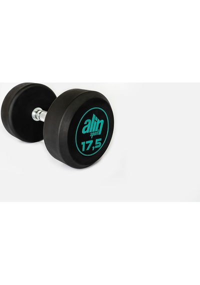 Alin Sport 17,5 Kg Kauçuk Kaplı Profesyonel Olimpik Dumbbell Dambıl
