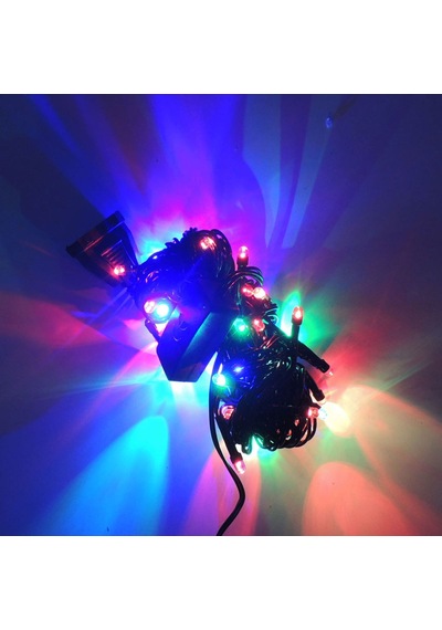 İç Mekan Led Aydınlatma Rgb Animasyonlu Siyah Kablo 5m İp Yılbaş