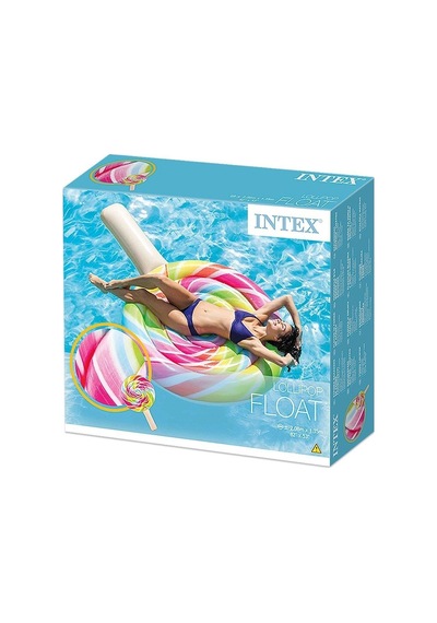 Intex Lolipop Yatak Ada 208 x 135 Cm Şişme Deniz Yatağı 888740 Çok Renkli