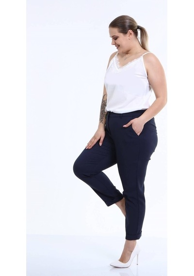 Myline Cep Detaylı Slim Fit Klasik Pantolon (532246886)