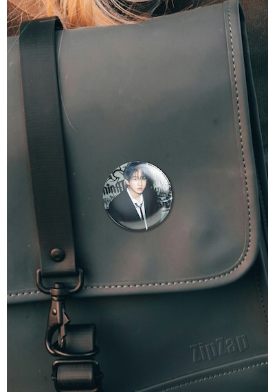 Changbin Stray Kids Kpop Çanta Süsü Rozet İğneli Buton Rozet Seti 1 Adet Tekli