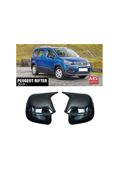 Peugeot Rifter Batman Yarasa Ayna Kapağı Piano Black / 2019 Sonrası