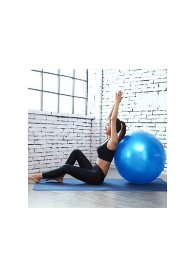 Clifton Dikenli Yoga Pilates Aeorobik Jimnastik Topu 65 Cm Mor+ Pompa