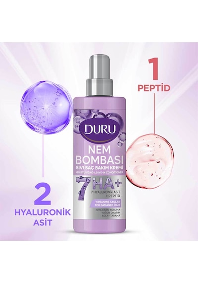 Duru Nem Bombası Yoğun Onarım Sıvı Saç Bakım Kremi 200 Ml