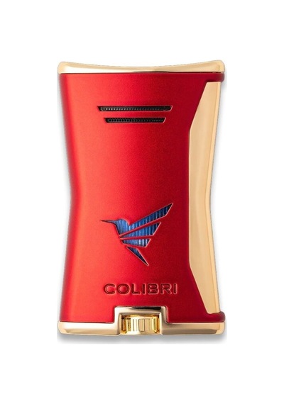 Colibri Slim Tek Torch Pürmüz Puro Çakmak Kırmızı Lı221t5
