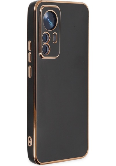 Xiaomi Mi 12t Pro Uyumlu Kılıf Volet Silikon - Siyah