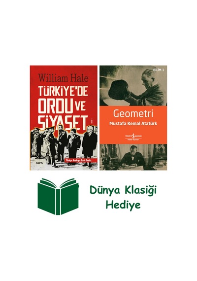 Türkiye'de Ordu Ve Siyaset + Geometri + Dünya Klasiği Hediye
