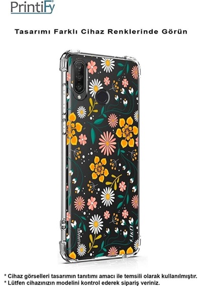 Samsung Galaxy S25 Plus İle Uyumlu Çiçek Tasarımlı Antişok Kılıf