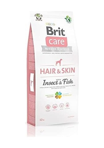 Care Hair & Skin - Hassas Deri Ve Tüylere Sahip Tüm Irklardan Yetişkin Köpekler İçin Böcek Proteinli Ve Balıklı