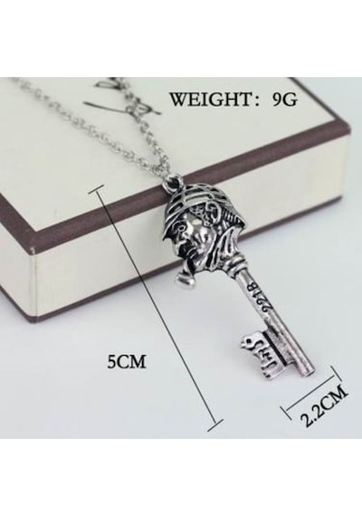 Sherlock Un İzinde Dedektif Temalı Unisex Kolye 60 Cm Zincir Çok renkli