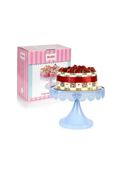 Metal Cupcake Standı Mavi Kek Standı N11.16087