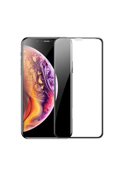Senalstore Apple  Uyumlu iPhone 11 Pro Tam Kaplayan Kırılmaz Cam Koruyucu 5d 9d Beyaz