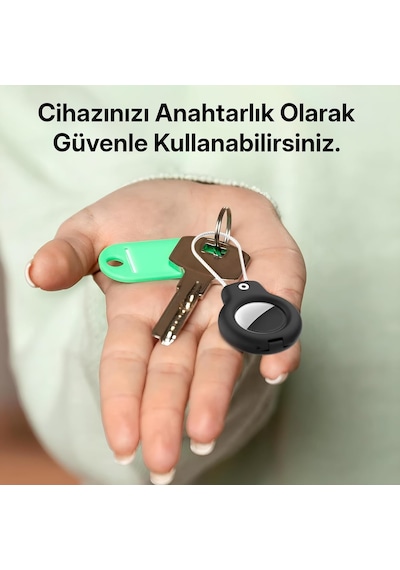 Lexroo Airtag İle Uyumlu Superlock Serisi Kilitli Kılıf Ve Darbelere Karşı Ultra Güçlü Koruyucu Standart