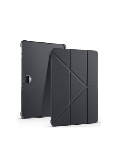 Honor Pad 9 İle Uyumlu Kılıf Silikon Yumuşak Kalem Bölmeli Esnek 4 Farklı Stand Olabilen Tablet Kılıfı Siyah Arka Kapak Honor Pad 9 İle Uyumlu Kılıf Silikon Yumuşak Kalem Bölmeli Esnek 4 Farklı Stand Olabilen Tablet Kılıfı Siyah Arka Kapak