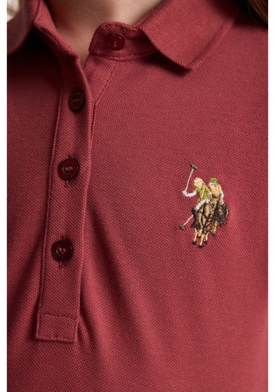U.S. Polo Assn. U.s. Polo Assn. Kız Çocuk Vişne Elbise Örme 50325597-vr223