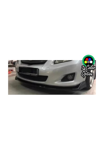 Toyota Corolla Uyumlu Uyumlu 2009-2014 Sarı Renkli Ön Lip 4 Prç P.siyah Abs