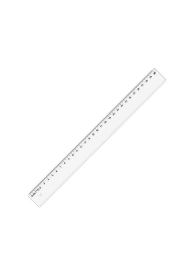 Hatas Geniş Plastik Cetvel Şeffaf 30 Cm 00147 Diğer