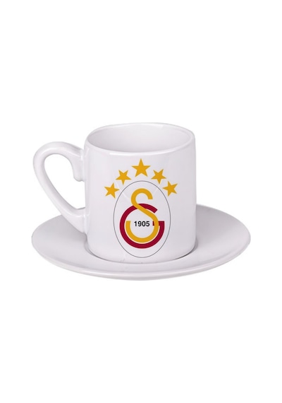 Galatasaray Türk Kahvesi Fincanı Beyaz